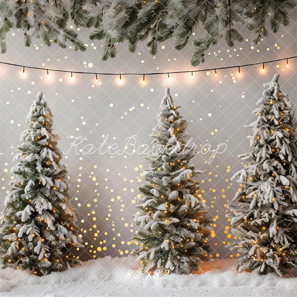 Kate Christmas Snowy Trees Backdrop Designed by Patty Roberts