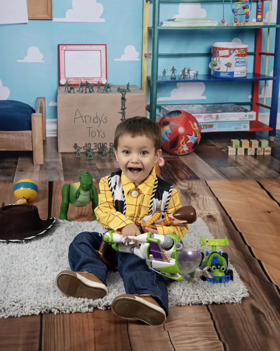 Kate Toy Room With Bed Children Backdrop for Photography Designed by Erin Larkins