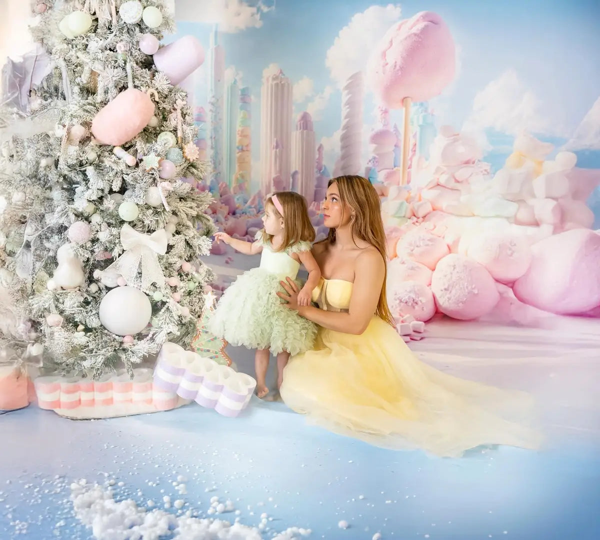 Kate Fantasy Candyland Pastel Lollipop Backdrop Designed by Emetselch