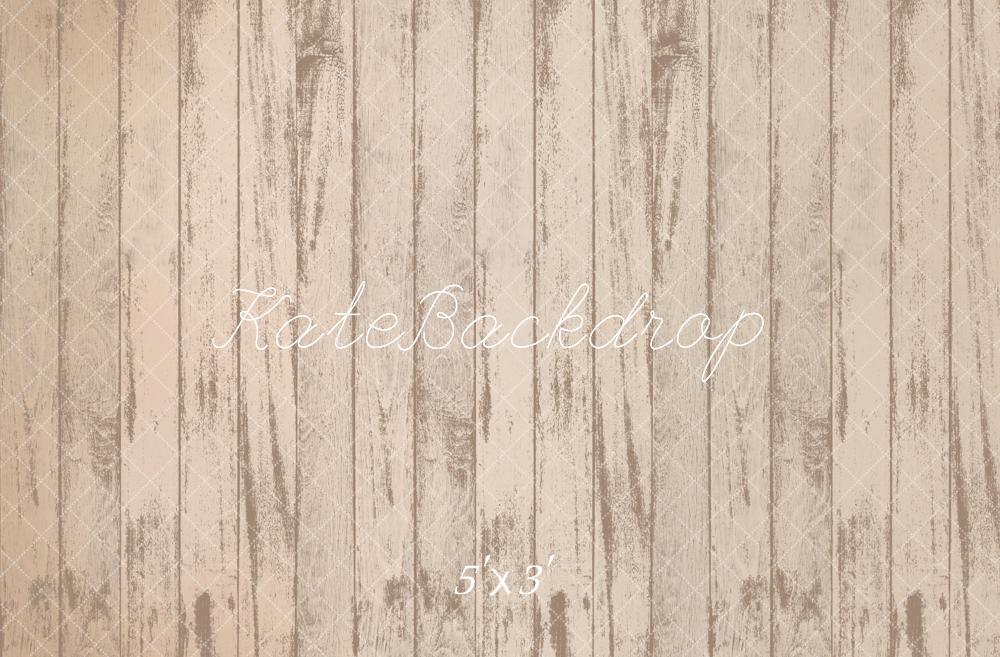 Kate Rustic Vintage Wood Floor Wall Backdrop Designed by Kate Image