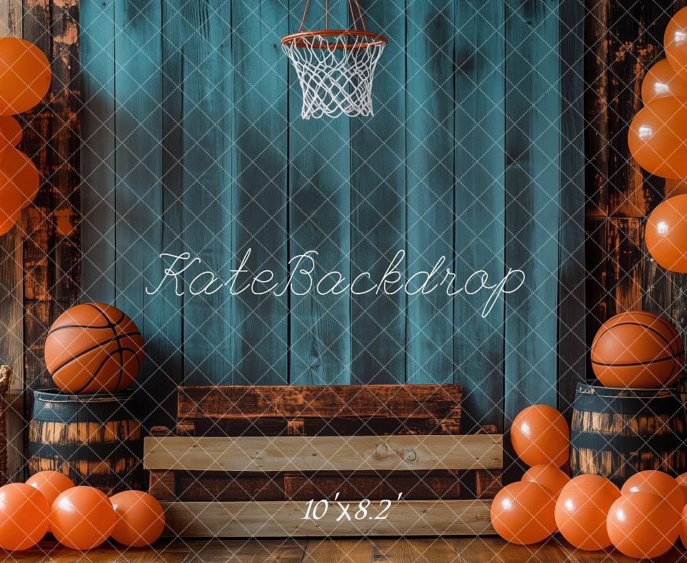 Cake Smash Basketball Hoop Foto Achtergrond Designed by Patty Roberts