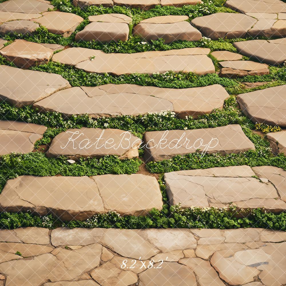 Kate Stone Pathway Grass Floor Backdrop Designed by Emetselch