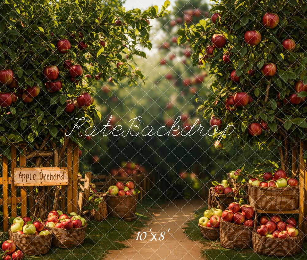 Fall Apple Orchard Foto Achtergrond Designed by Emetselch