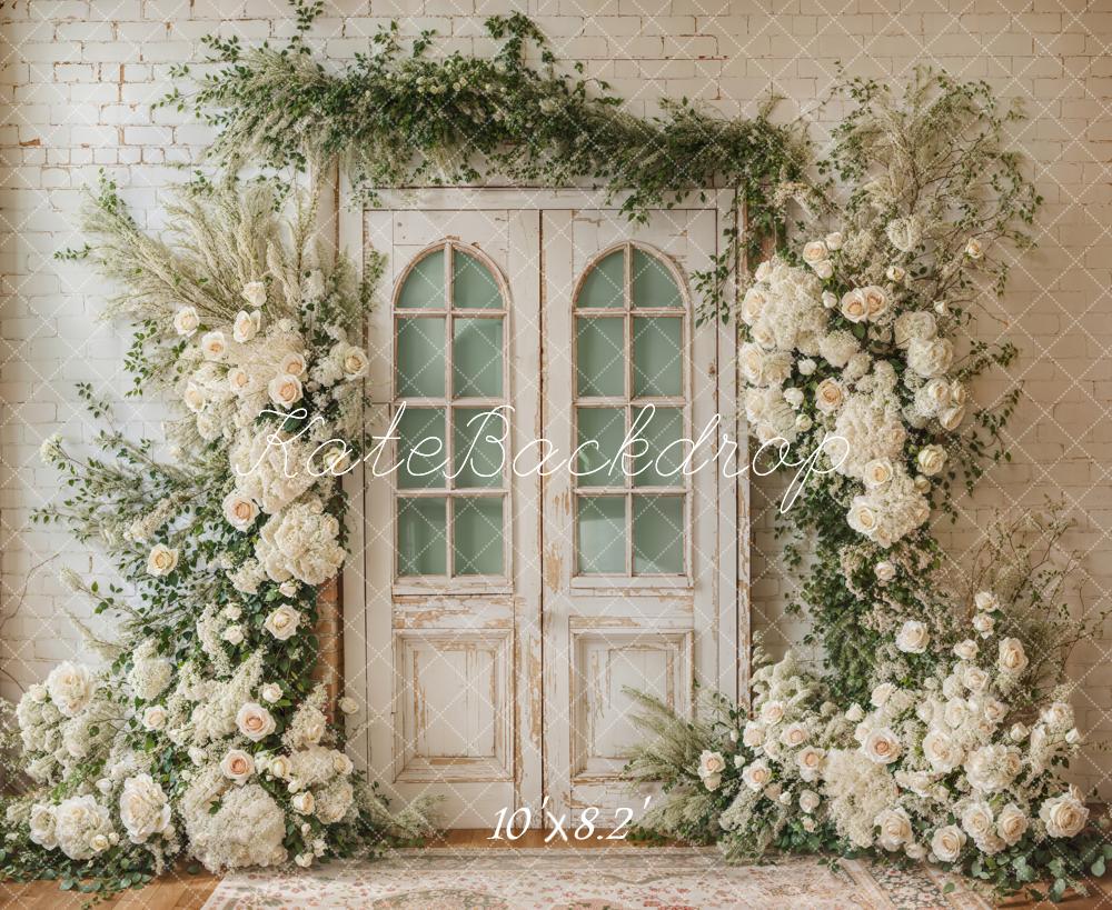 Lightning Deal #5  Kate Spring Wedding Floral Door Backdrop Designed by Emetselch