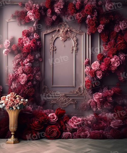 RTS Romantische Rozen Bloemen Vintage Achtergrond voor Fotografie