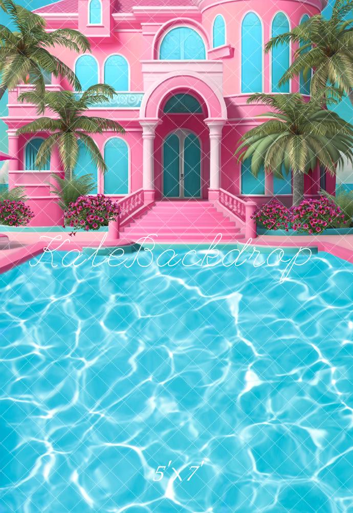 Summer Pool Party Dolly Dream Backdrop progettato da Ashley Paul