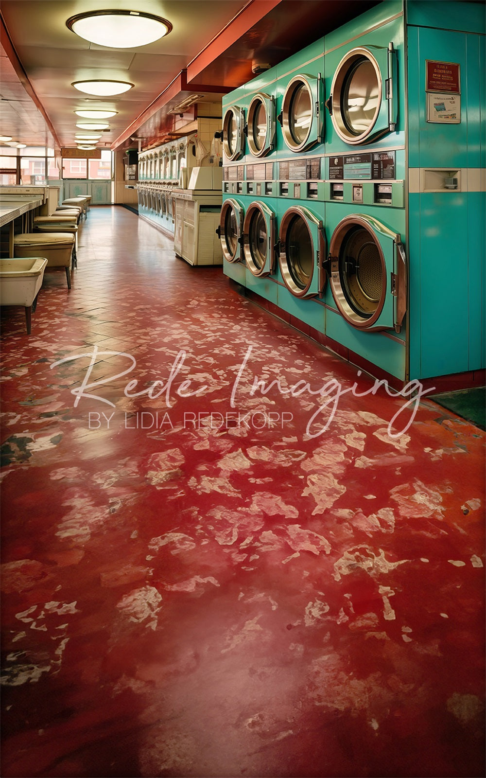 Kate Sweep Laundromat Backdrop Designed by Lidia Redekopp