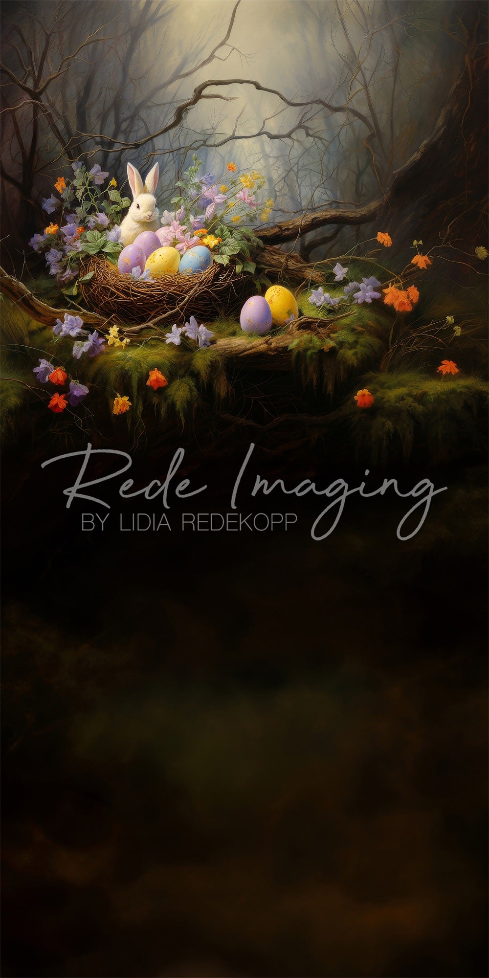 Cestino di Pasqua con uova per la stagione pasquale, design di Lidia Redekopp