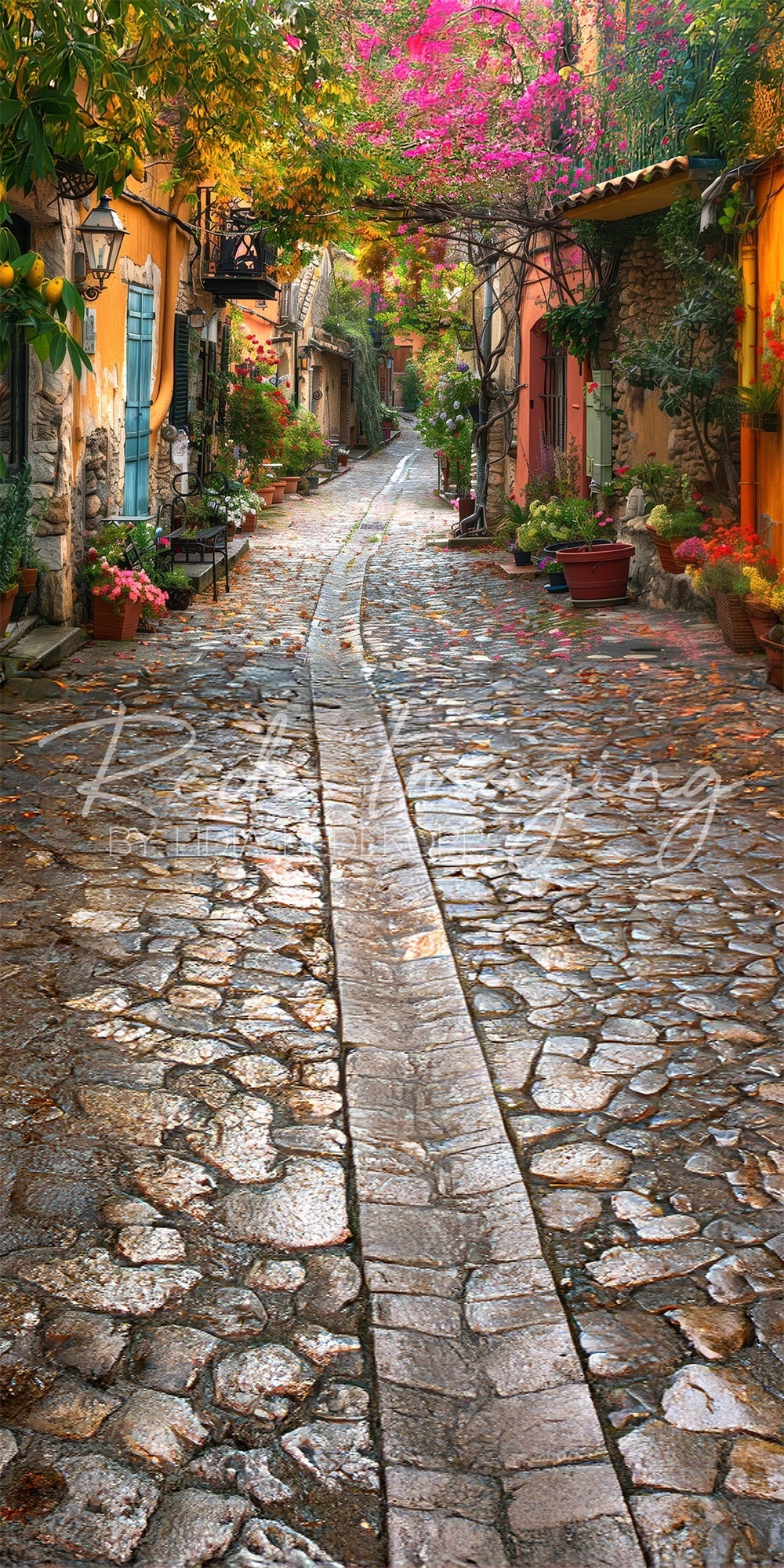 TEST Kate Autumn Retro Italian Alley Backdrop Designed by Lidia Redekopp
