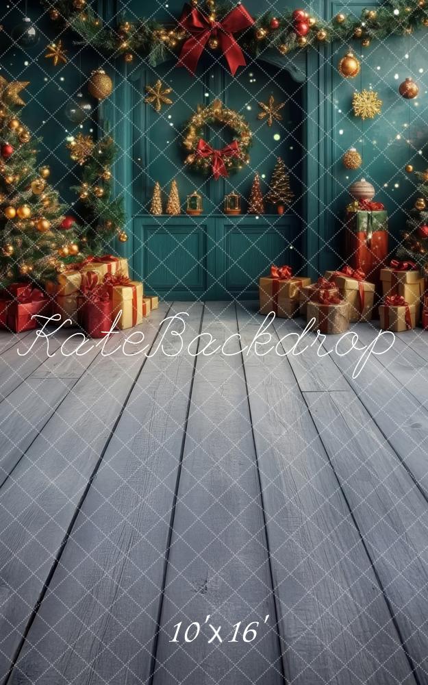 Kate Sweep Christmas Tree Garland Gift Backdrop Designed by Lidia Redekopp