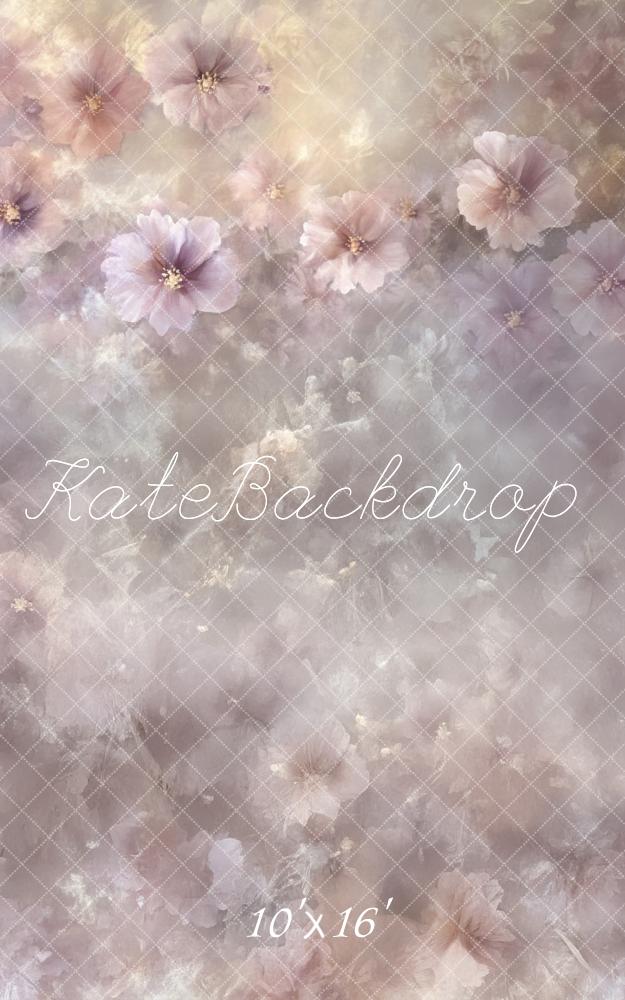 Kate Fine Art Floral Pastel Pink Backdrop Designed by Lidia Redekopp