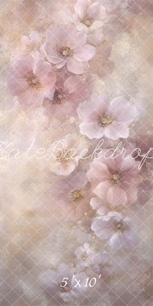 Kate Sweep Fine Art Floral Soft Pink Backdrop Designed by Lidia Redekopp