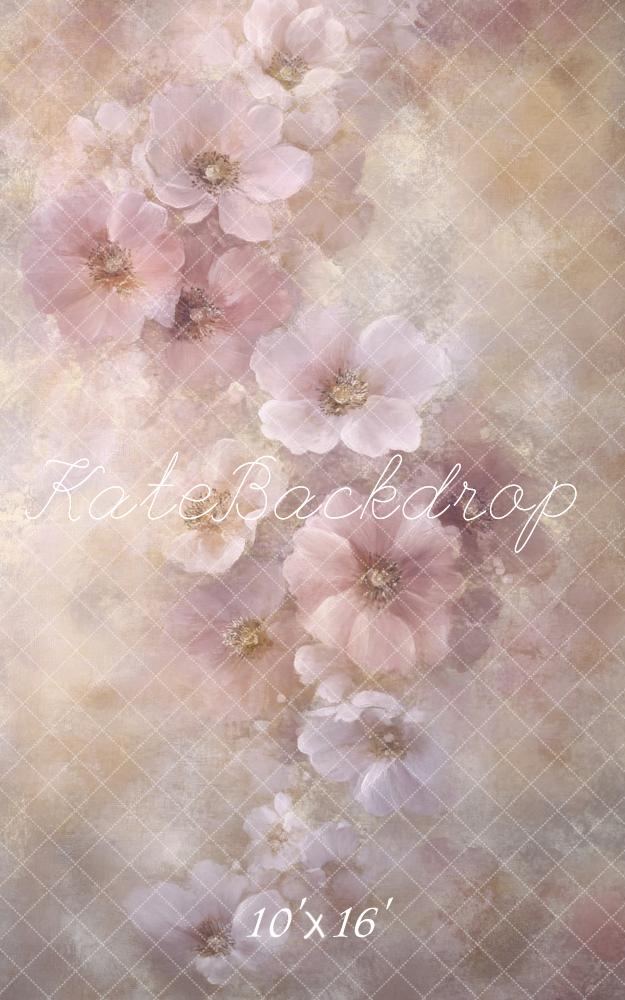 Kate Sweep Fine Art Floral Soft Pink Backdrop Designed by Lidia Redekopp