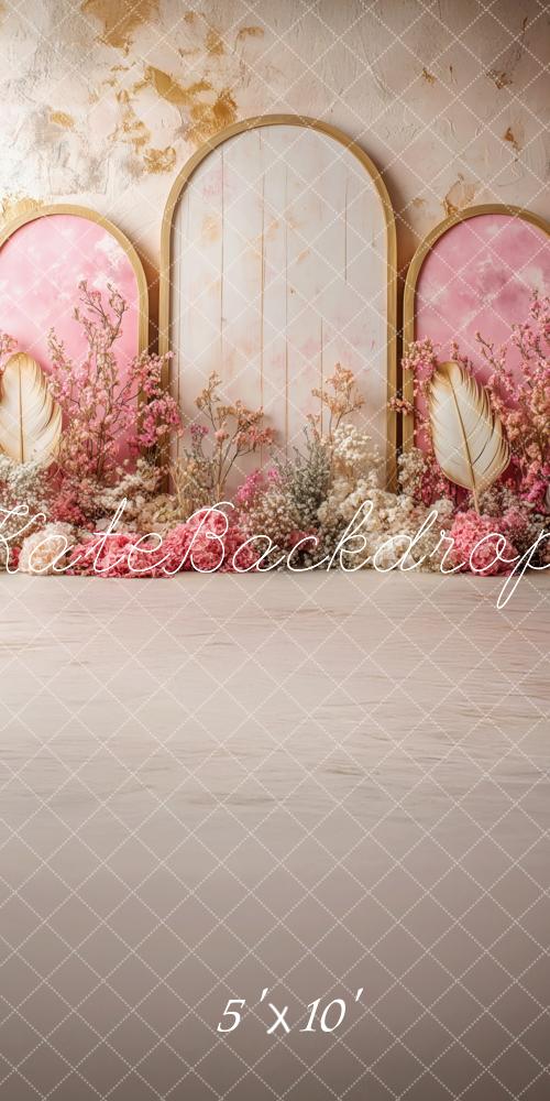 Kate Sweep Spring Pastel Floral Arch Backdrop Backdrop Designed by Patty Robert