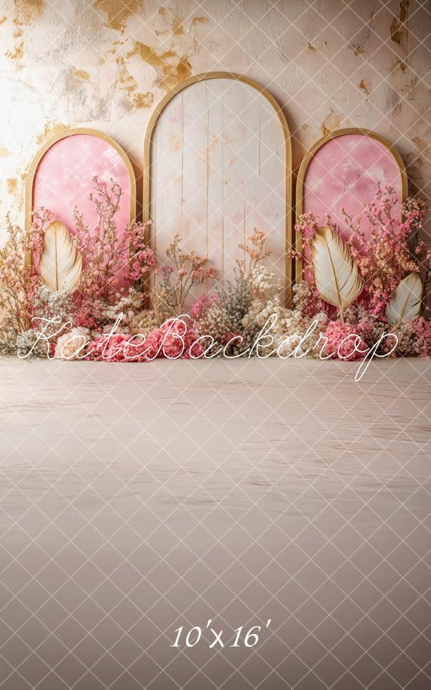 Kate Sweep Spring Pastel Floral Arch Backdrop Backdrop Designed by Patty Robert