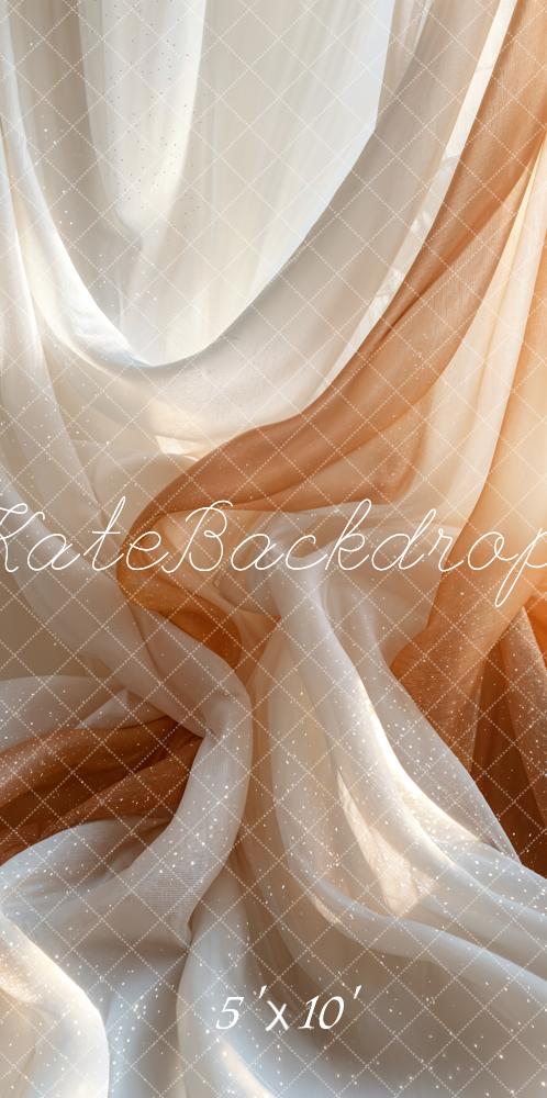 Kate Sweep Elegant Draped Fabric Backdrop Designed by Emetselch