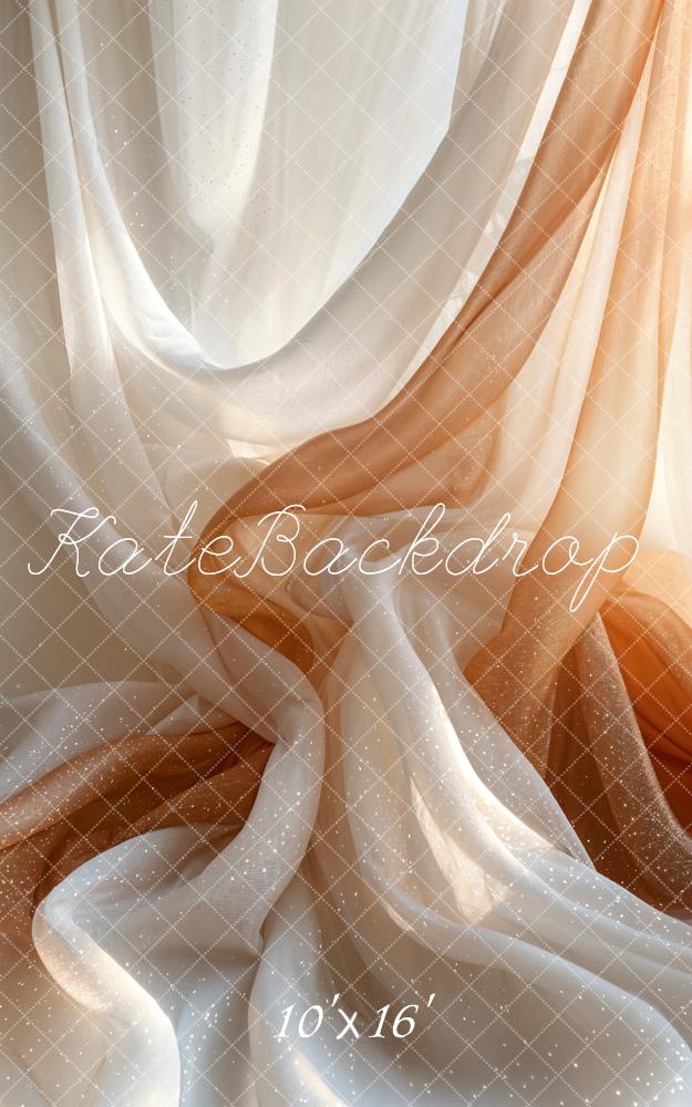 Kate Sweep Elegant Draped Fabric Backdrop Designed by Emetselch