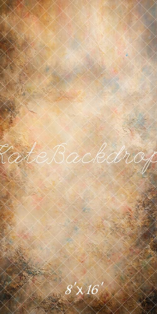 Kate Sweep Abstract Texture Vintage Light Brown Backdrop Designed by Emetselch