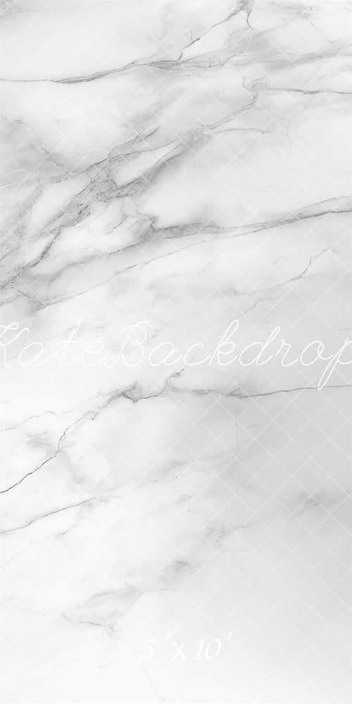 Kate Sweep Abstract White Marble Backdrop Designed by Mini MakeBelieve