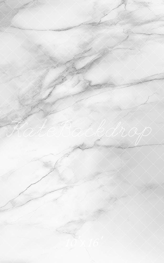 Kate Sweep Abstract White Marble Backdrop Designed by Mini MakeBelieve