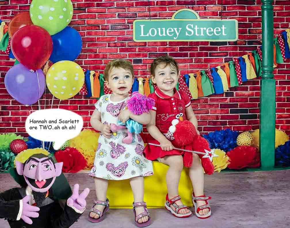 Kate Brick Wall with Colorful Balloons Backdrop for Photography