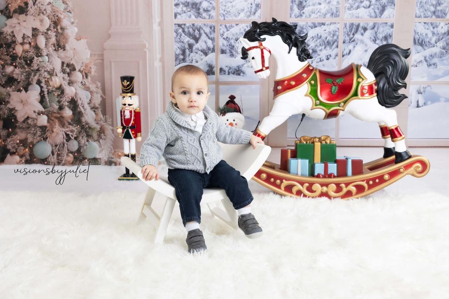 RTS Kate Christmas White Backdrop Winter for Photography