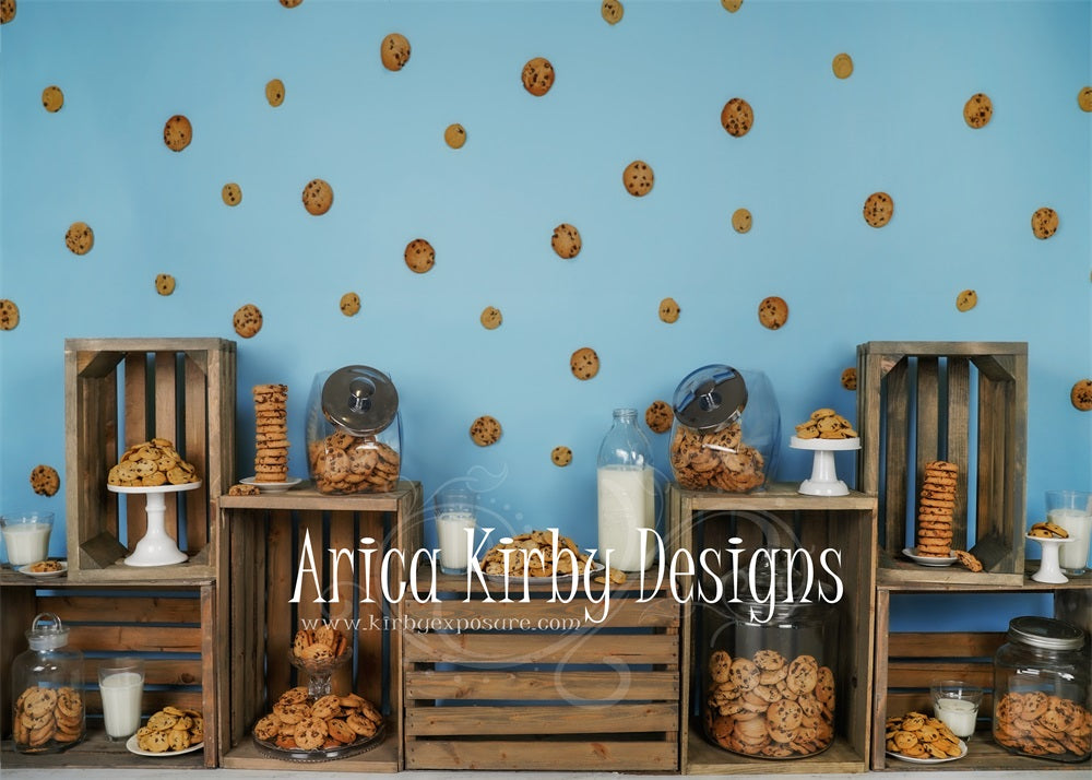 RTS Sfondo per compleanni Cookies Blue progettato da Arica Kirby