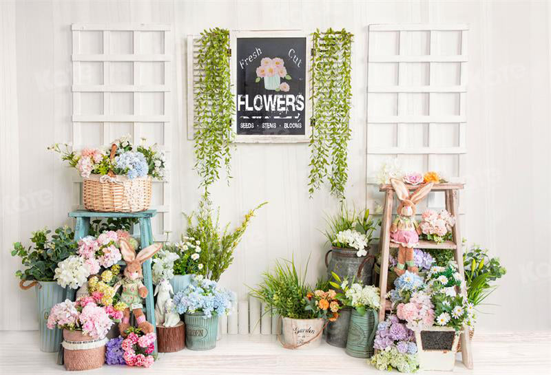 RTS - Sfondo elegante per la fotografia di un negozio di fiori per la primavera di Pasqua