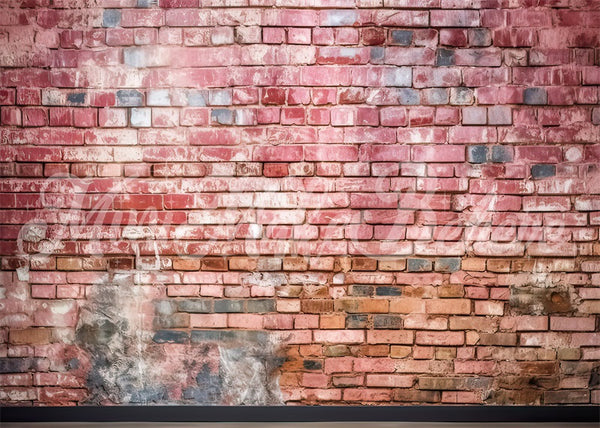 Kate Summer Level Up Arch Red Brick Wall Backdrop Designed by Angela M