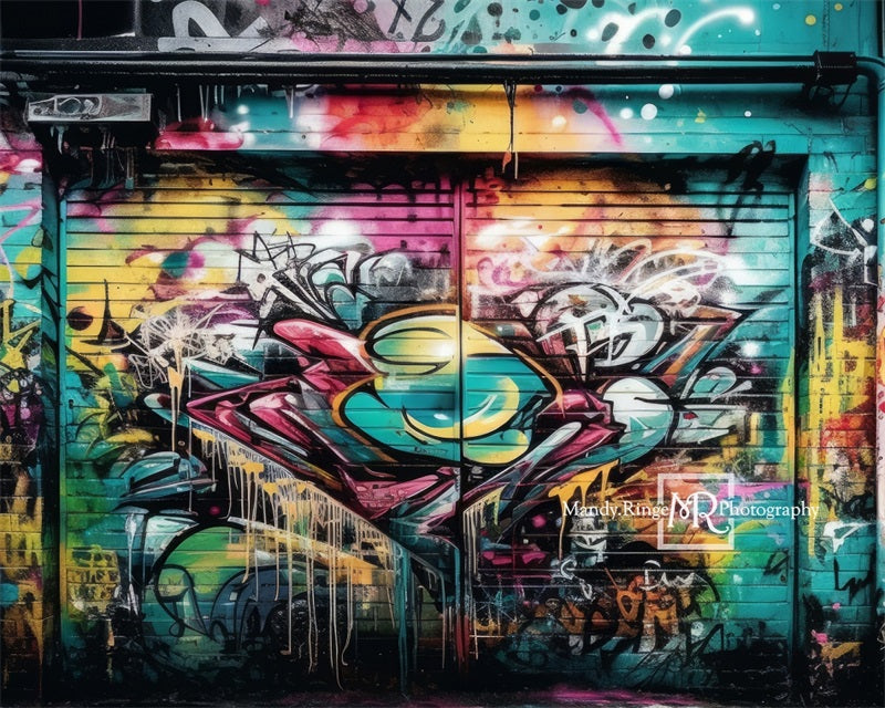 Kleurrijke Graffiti Achtergrond Ontworpen door Mandy Ringe Fotografie