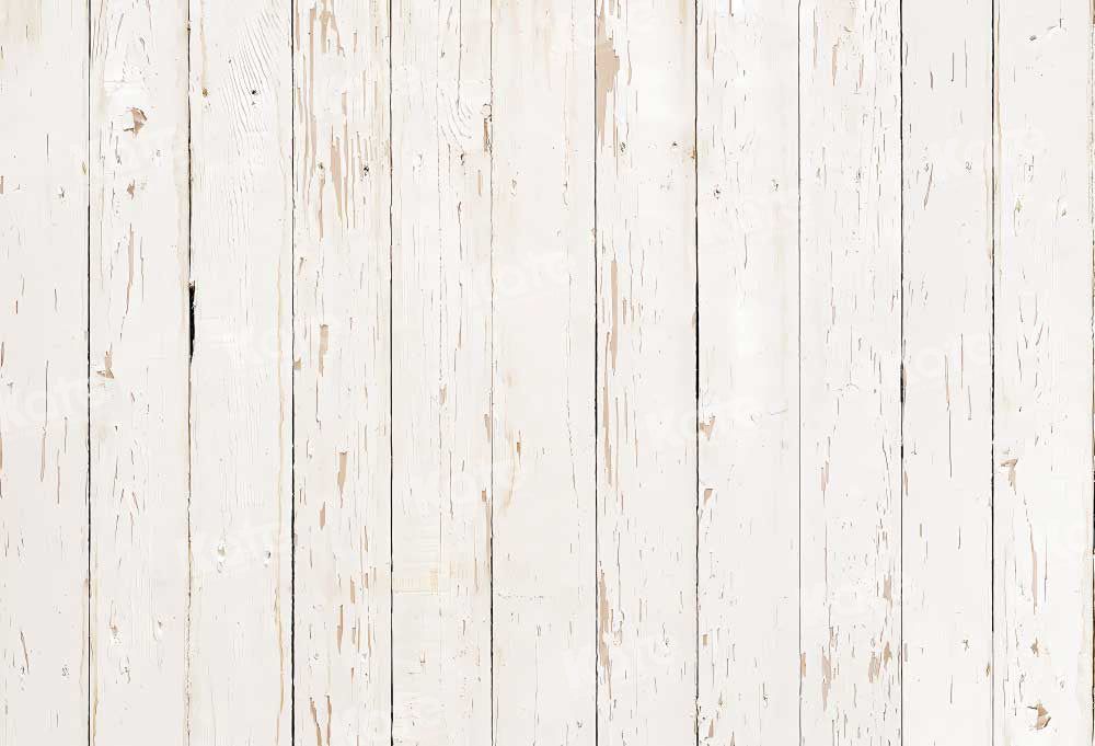 Witte houten vloer fleece achtergrond voor fotografie