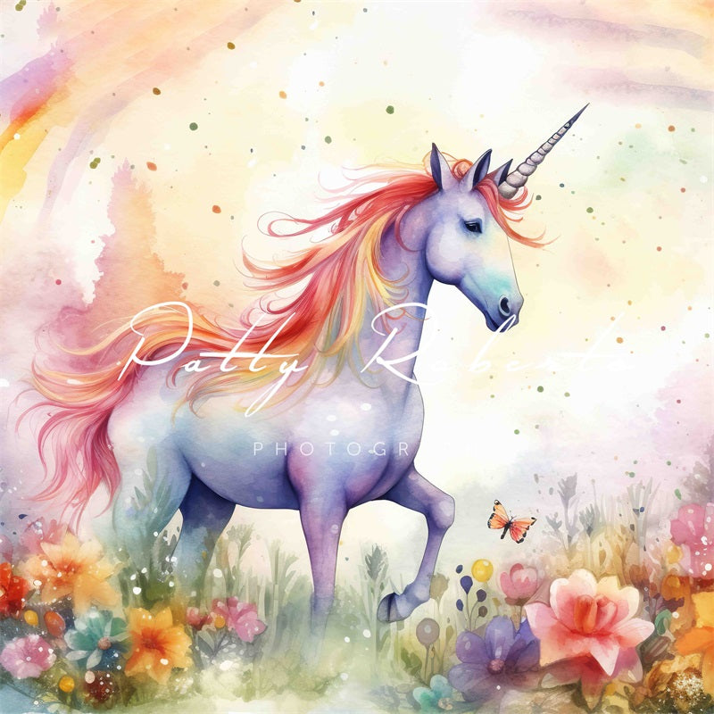 Sfondo Arcobaleno Unicorno Progettato da Patty Robert