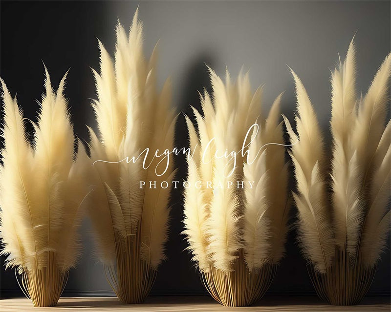 Whimsical Pampas Foto Achtergrond Ontworpen door Megan Leigh Fotografie