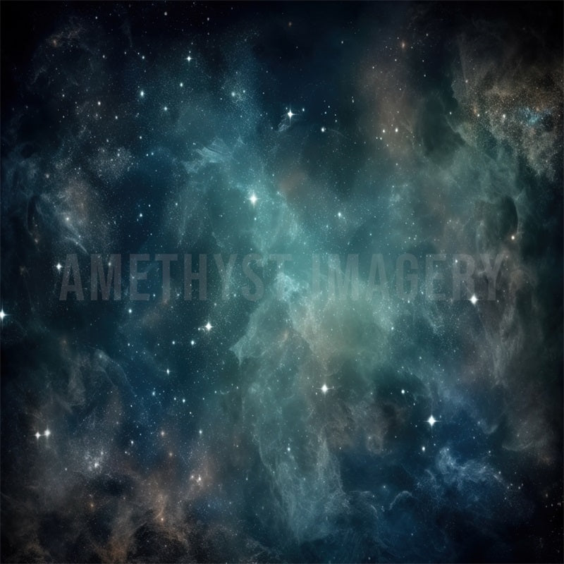 Kate Blue Galaxy Star Backdrop Designed by Angela Miller