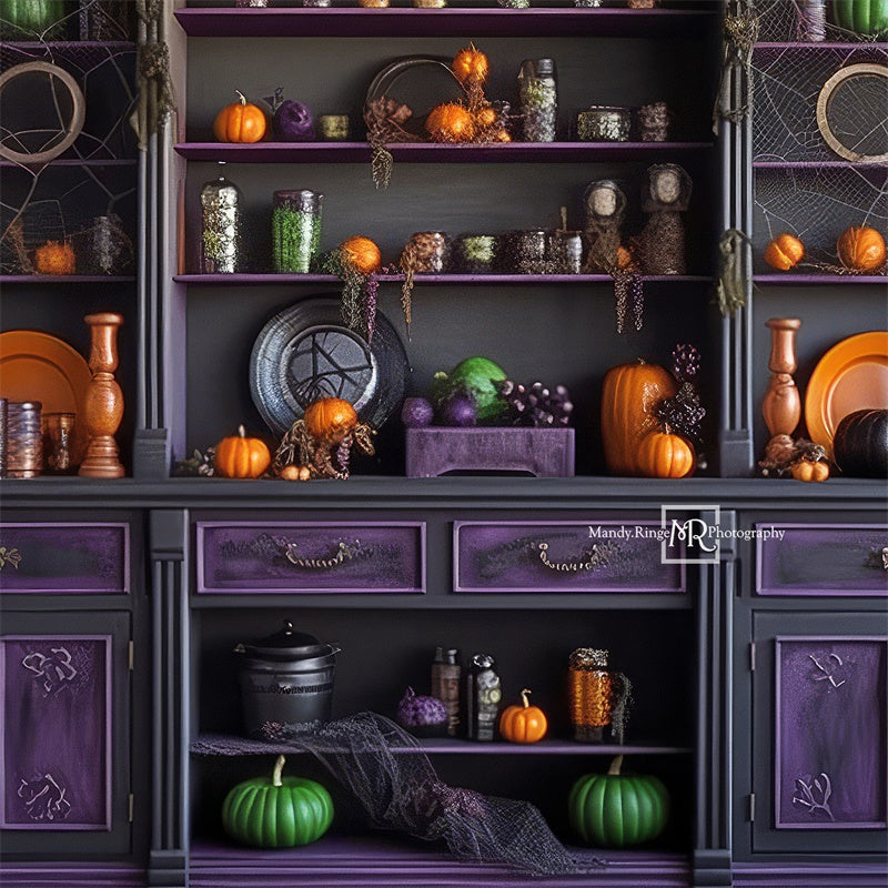 Sfondo per cucina Halloween progettato da Mandy Ringe Photography