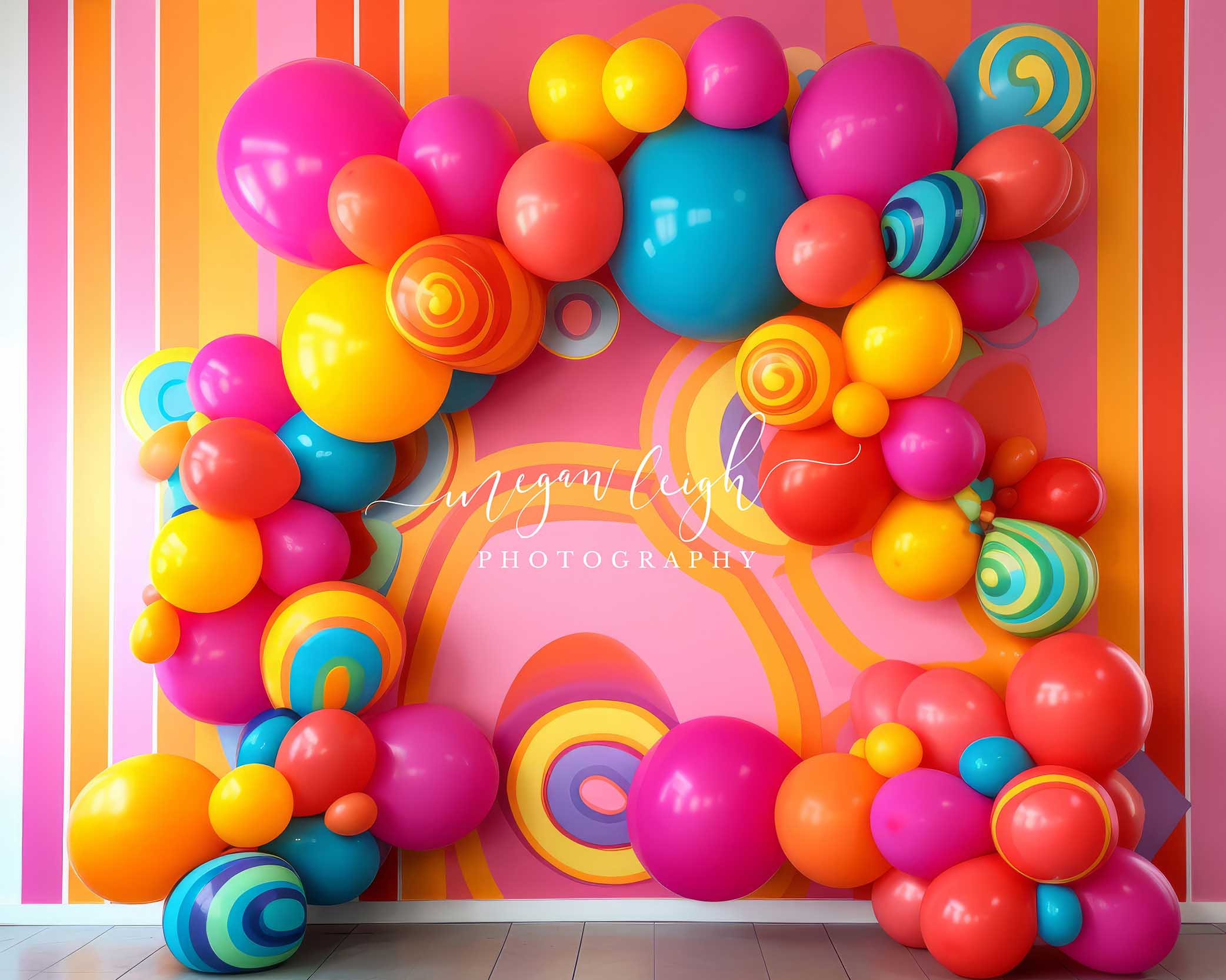 Fondo de pared Groovy diseñado por Megan Leigh Photography