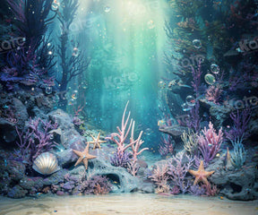 Kate Summer Underwater World Reef Backdrop Designed by Chain Photograp