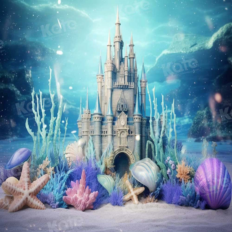 Kate Summer Underwater World Castle Shell Backdrop Designed by Chain P