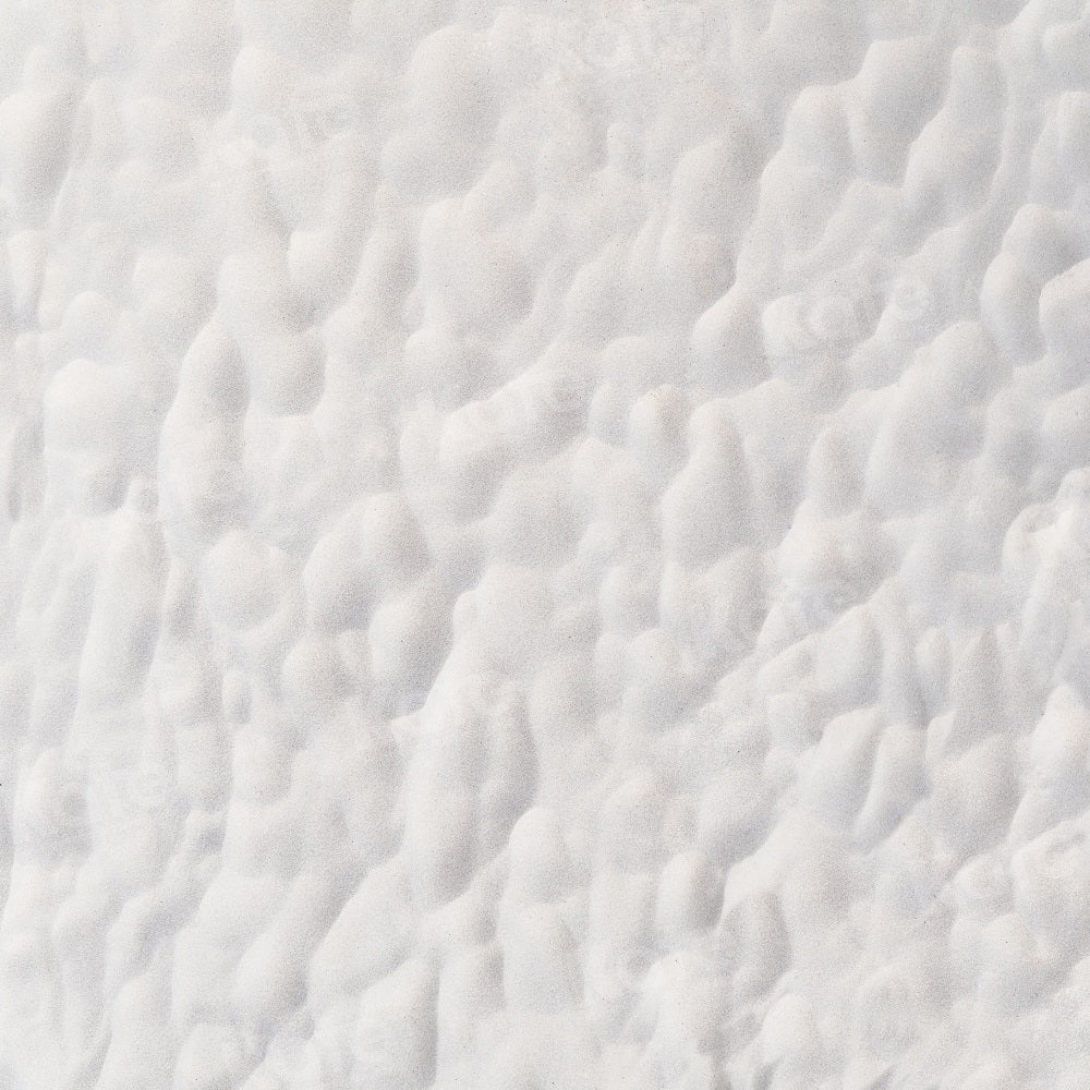 Winter Snow Floor Fleece Achtergrond voor Fotografie