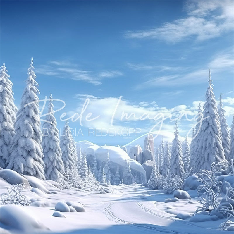 Sfondo Invernale Wonderland Frost Disegnato da Lidia Redekopp