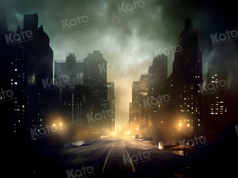 Kate City Road in Night Backdrop for Photography