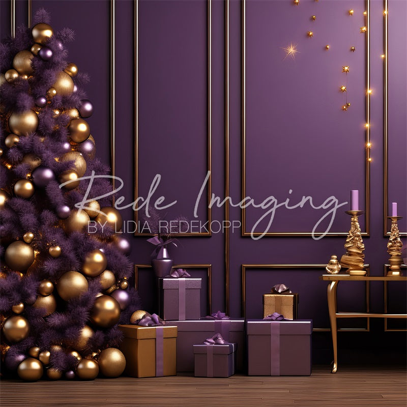 purple christmas backgrounds