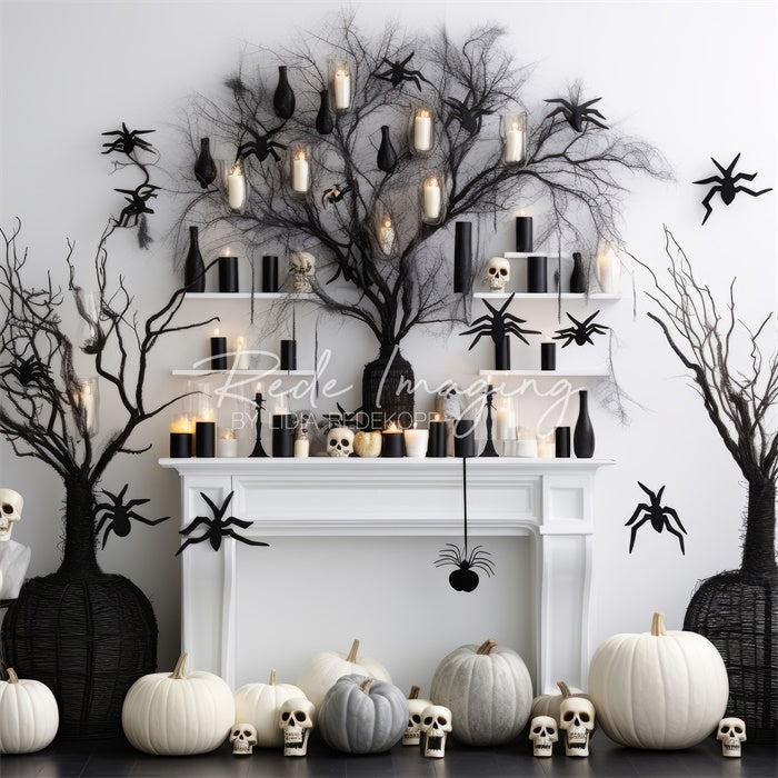 Spooktacular Black and White Halloween Decor Ideas