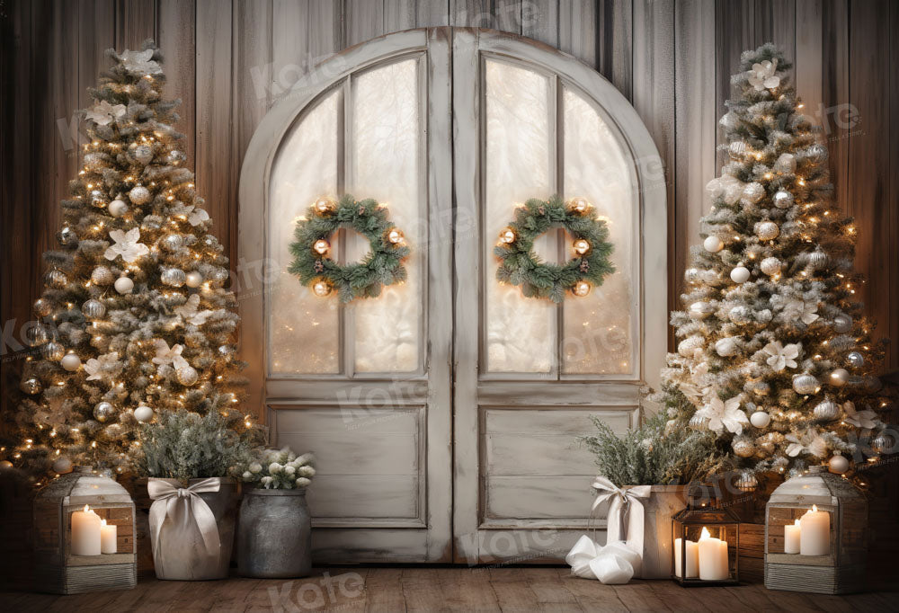 Kate Christmas Wood Door Backdrop Designed By Emetselch