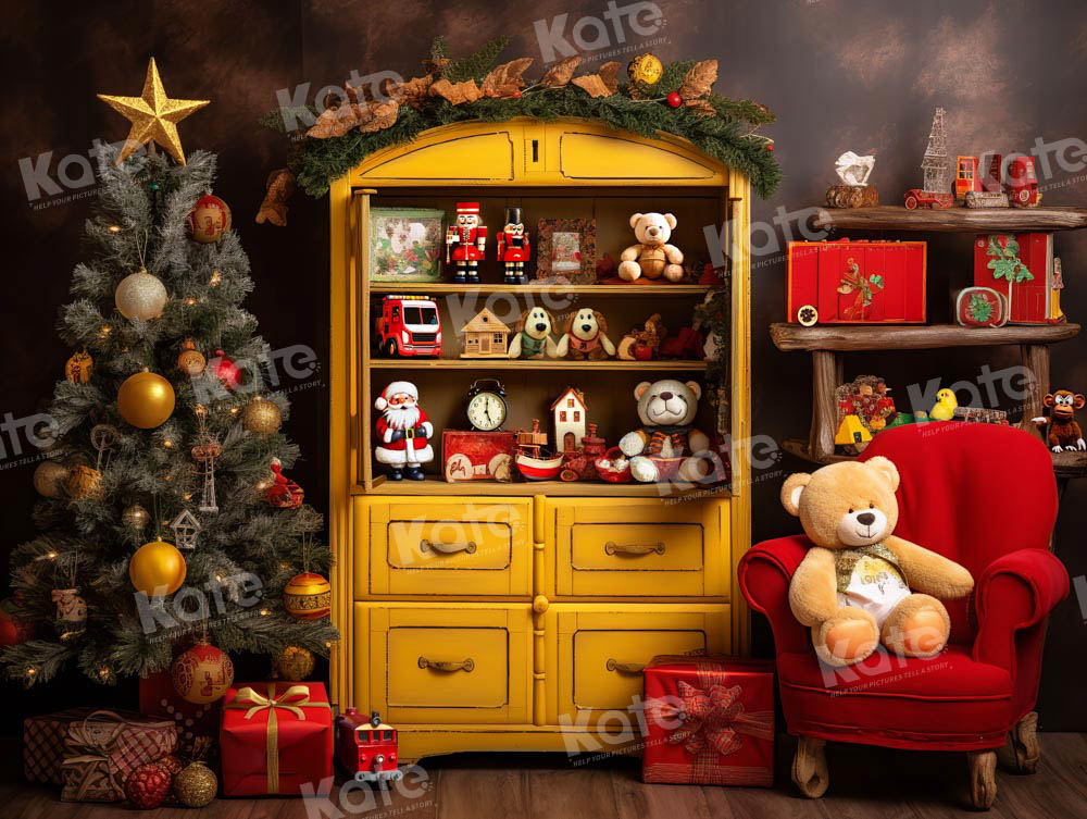 Christmas Doll Room Tree Backdrop Disegnato da Emetselch