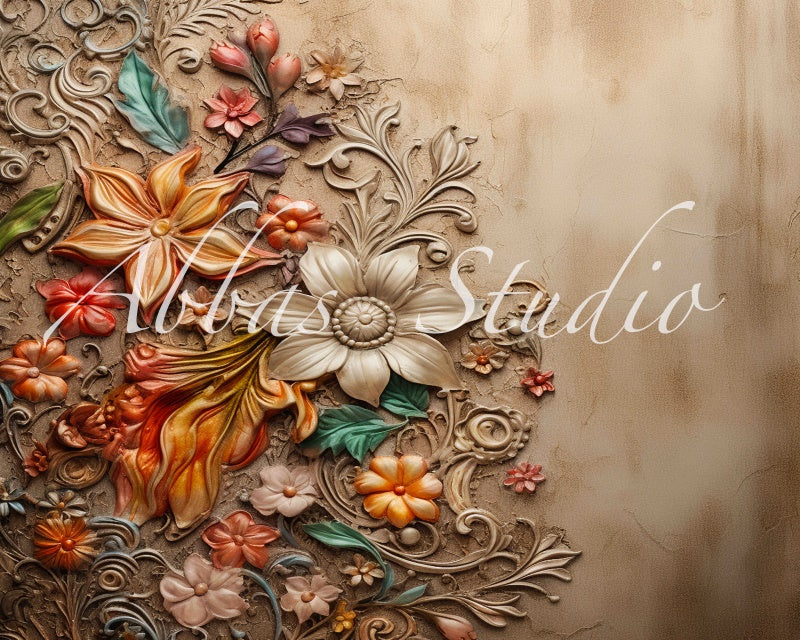 Kate Boho Floral Wall Backdrop Designed by Abbas Studio