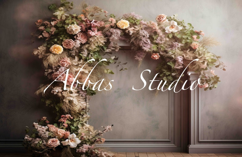 RTS Soft Spring Floral Arch Backdrop Progettato da Abbas Studio