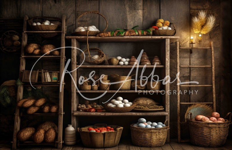 Kate Farmhouse Pantry Backdrop Designed By Rose Abbas