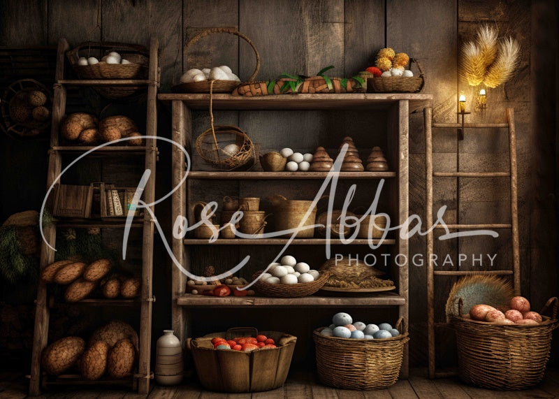 Kate Farmhouse Pantry Backdrop Designed By Rose Abbas