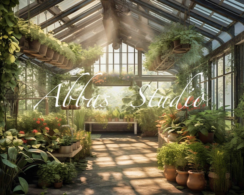 Kate Spring Greenhouse Backdrop Designed by Abbas Studio